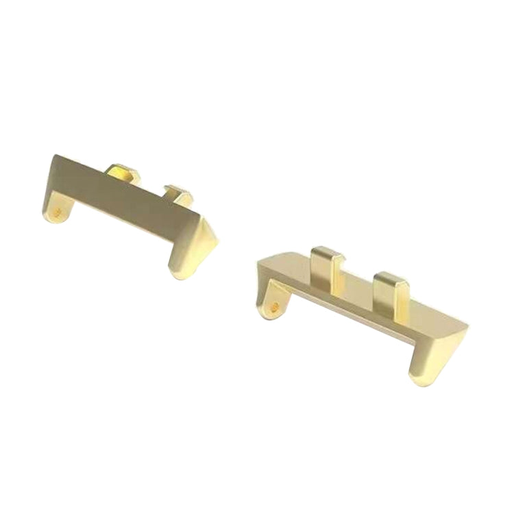 For OPPO Watch3 Pro 46mm 1 Pair 22mm Metal Watch Band Connector(Gold) -  by PMC Jewellery | Online Shopping South Africa | PMC Jewellery