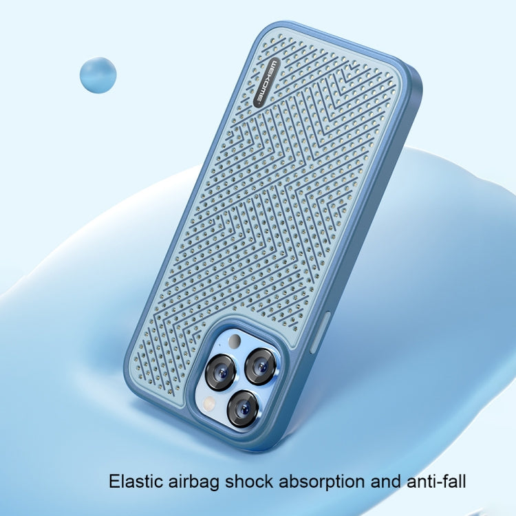 For iPhone 14 Pro Max WEKOME Graphene Heat Dissipation Phone Case (Blue) - iPhone 14 Pro Max Cases by WK | Online Shopping South Africa | PMC Jewellery