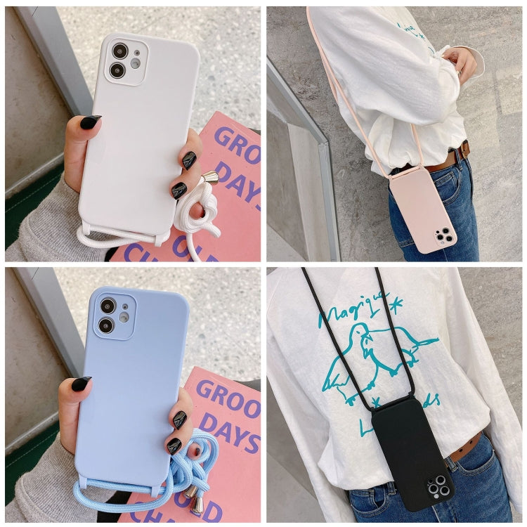 For iPhone 13 Pro Crossbody Lanyard Liquid Silicone Case(Black) - iPhone 13 Pro Cases by PMC TechLife | Online Shopping South Africa | PMC TechLife | Buy Now Pay Later Mobicred