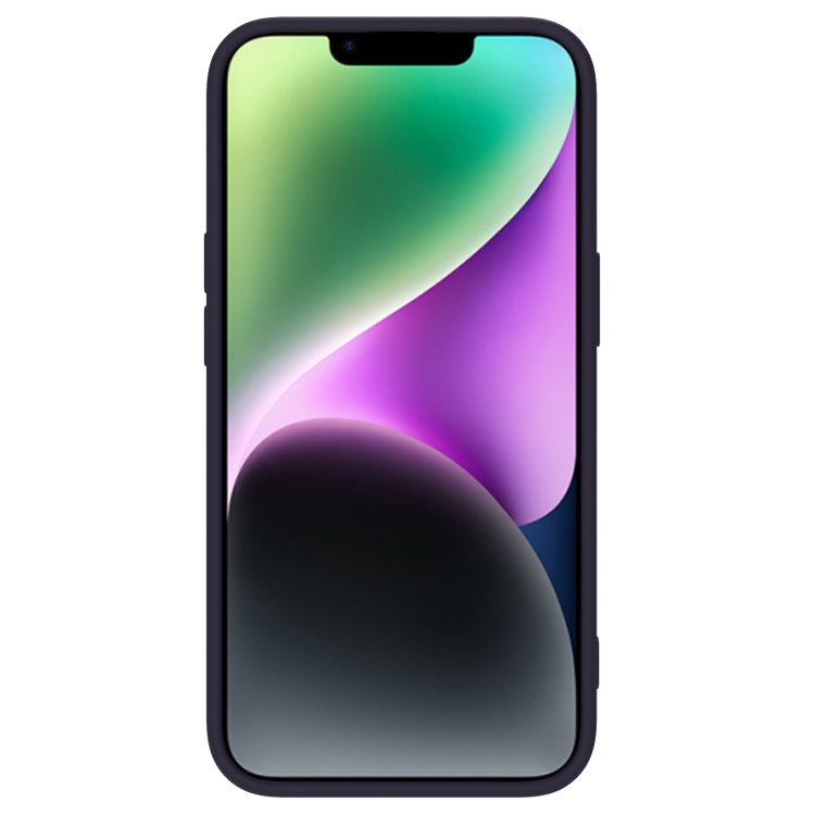 For iPhone 14 NILLKIN CamShield MagSafe Liquid Silicone Phone Case (Deep Purple) - iPhone 14 Cases by NILLKIN | Online Shopping South Africa | PMC TechLife