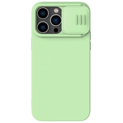 For iPhone 14 Pro Max NILLKIN CamShield MagSafe Liquid Silicone Phone Case(Green) - iPhone 14 Pro Max Cases by NILLKIN | Online Shopping South Africa | PMC Jewellery