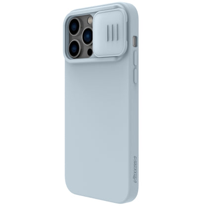 For iPhone 14 Pro Max NILLKIN CamShield MagSafe Liquid Silicone Phone Case (Grey) - iPhone 14 Pro Max Cases by NILLKIN | Online Shopping South Africa | PMC Jewellery