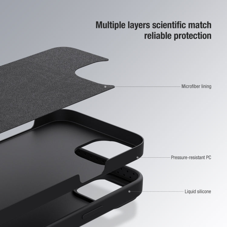 For iPhone 14 NILLKIN CamShield Liquid Silicone Phone Case(Green) - free shipping - PMC TechLife - Order now!