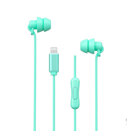 WEKOME YB02 SHQ Series In-Ear Sleep Wired Earphone, Plug Type:8 Pin(Blue) - In Ear Wired Earphone by WK | Online Shopping South Africa | PMC Jewellery