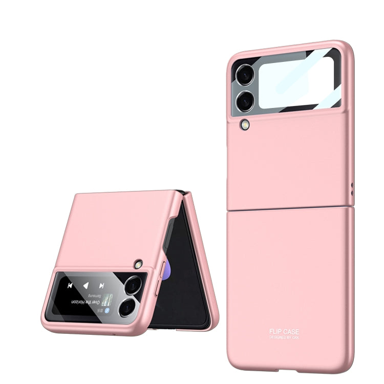 For Samsung Galaxy Z Flip4 GKK Integrated Ultra-thin Full Coverage Phone Case(Pink) - Galaxy Z Flip4 5G Cases by GKK | Online Shopping South Africa | PMC Jewellery