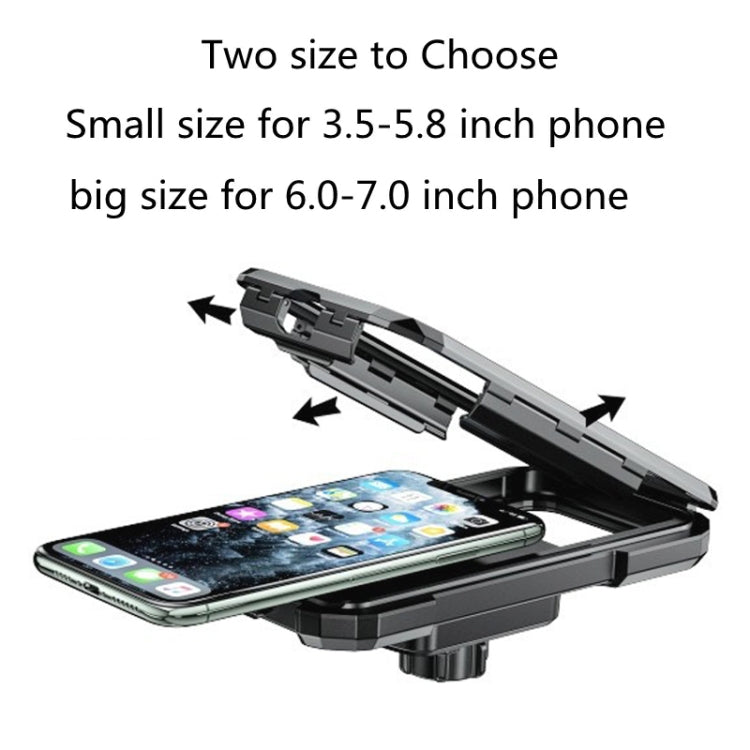 Kewig M18L-A1 Motorcycle / Bicycle Handlebar Wireless Charging Waterproof Box Mobile Phone Holder - free shipping - PMC TechLife - Order now!