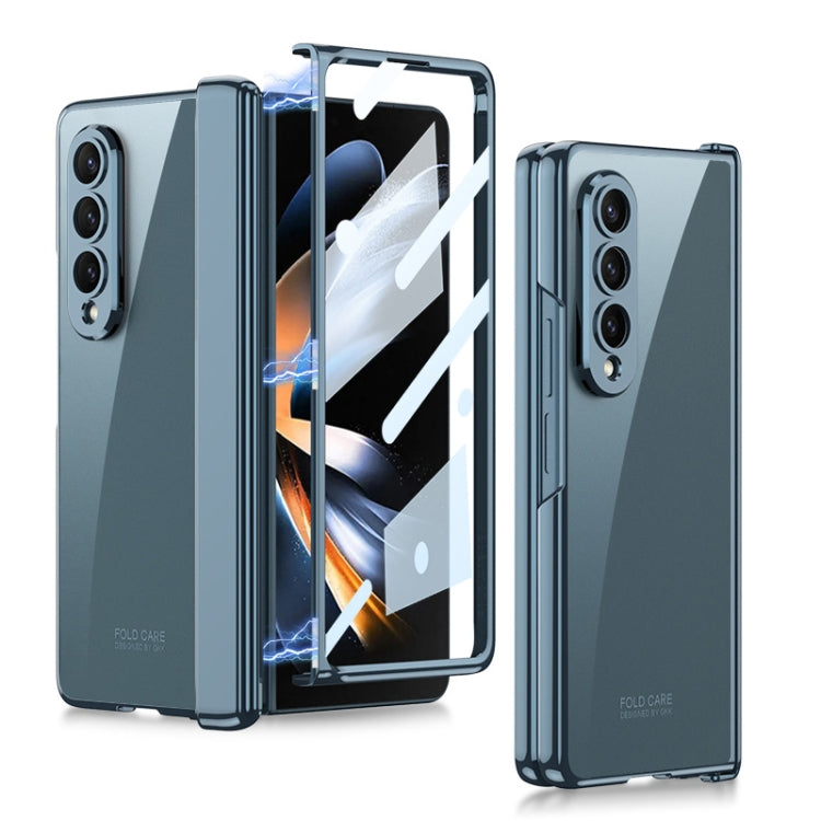 For Samsung Galaxy Z Fold4 GKK Magnetic Hinged Phantom Folding Phone Case(Green) - Galaxy Z Fold4 5G Cases by GKK | Online Shopping South Africa | PMC TechLife | Buy Now Pay Later Mobicred