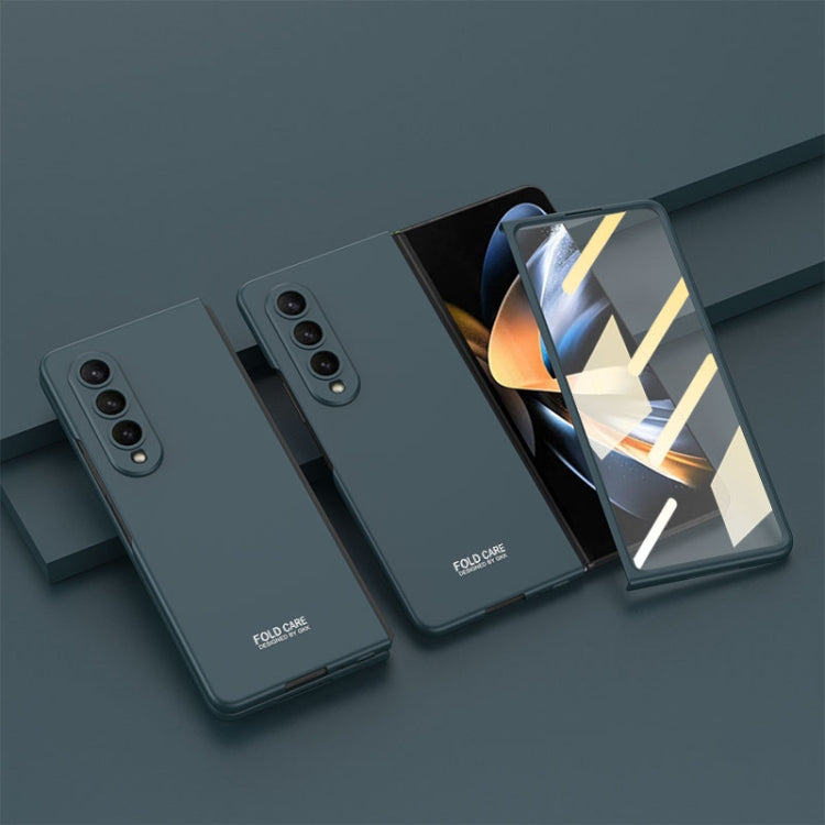 For Samsung Galaxy Z Fold4 GKK Integrated Ultra-thin Full Coverage Phone Flip Case(Green) - Galaxy Z Fold4 5G Cases by GKK | Online Shopping South Africa | PMC TechLife