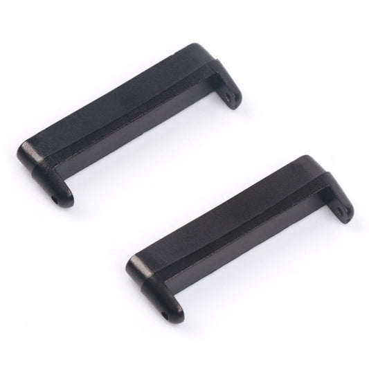 For Fitbit Versa 4 / Sense 2 1 Pair Universal Metal Watch Band Connectors(Black) -  by PMC Jewellery | Online Shopping South Africa | PMC Jewellery