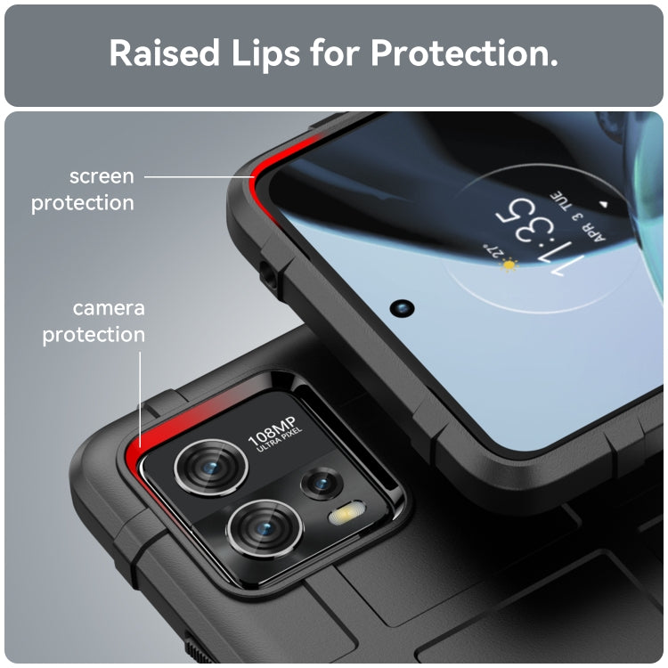 For Motorola Moto G72 Full Coverage Shockproof TPU Phone Case(Black) - free shipping - PMC TechLife - Order now!