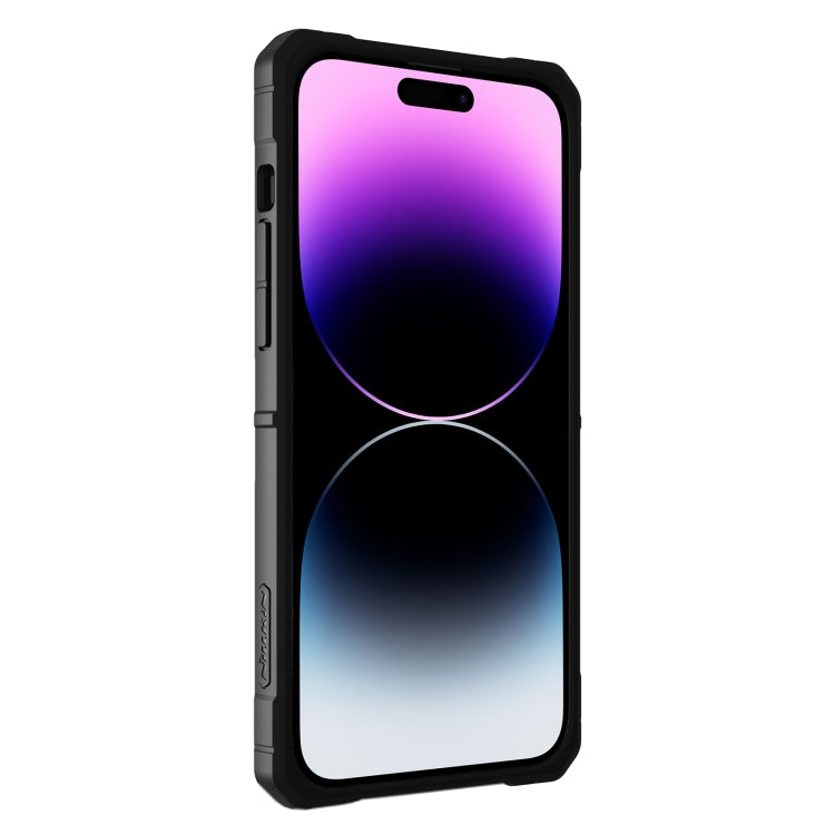 For iPhone 14 Pro Max NILLKIN Sliding Camera Cover Design TPU + PC Phone Case(Blue) - free shipping - PMC TechLife - Order now!