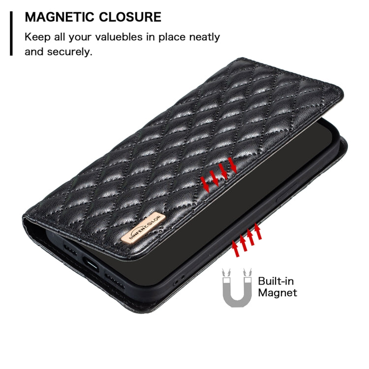 For Xiaomi Redmi 9A Diamond Lattice Magnetic Leather Flip Phone Case(Black) - free shipping - PMC TechLife - Order now!