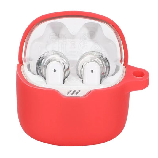 For JBL Tune Flex Earphone Silicone Protective Case(Red) - JBL Earphone Case by PMC Jewellery | Online Shopping South Africa | PMC Jewellery