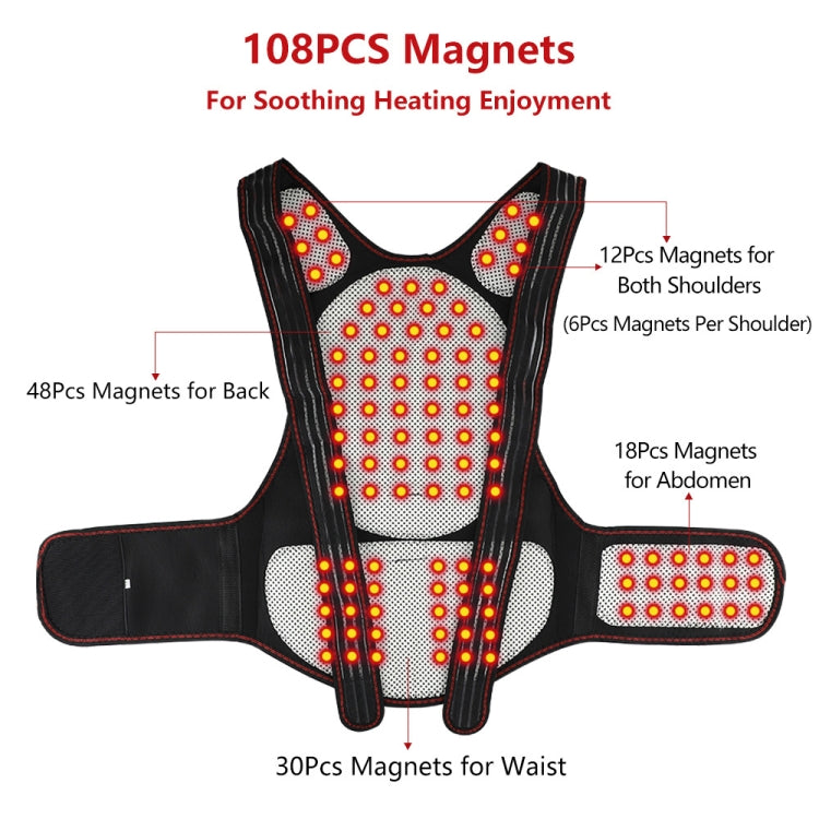 HailiCare Larger Version Household Neck Back Waist Protector Waistcoat Warm Vest Protective Gear with Magnet Therapy, Size:L - Corrector by PMC Jewellery | Online Shopping South Africa | PMC Jewellery