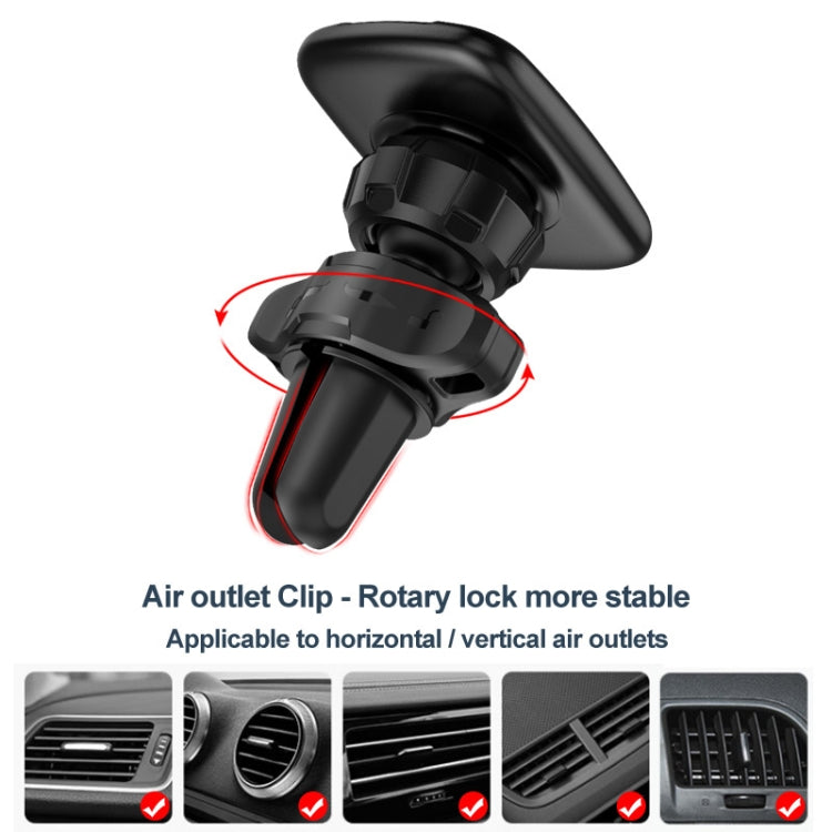 IMAK C5-F1 Magnetic Air Outlet Car Holder(Black) - Car Holders by imak | Online Shopping South Africa | PMC Jewellery | Buy Now Pay Later Mobicred