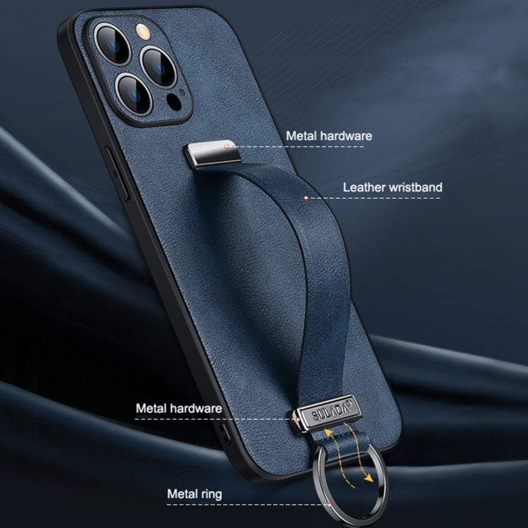 For iPhone 14 Pro Max SULADA Cool Series PC + Leather Texture Skin Feel Phone Case(Black) - iPhone 14 Pro Max Cases by SULADA | Online Shopping South Africa | PMC TechLife | Buy Now Pay Later Mobicred