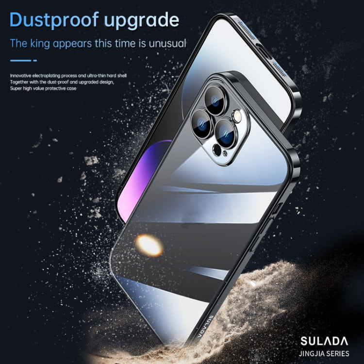 For iPhone 14 Pro SULADA Hard PC Shockproof Phone Case(Dark Purple) - iPhone 14 Pro Cases by SULADA | Online Shopping South Africa | PMC Jewellery