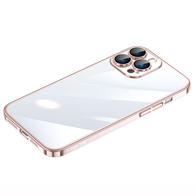 For iPhone 14 Pro Max SULADA Hard PC Shockproof Phone Case(Pink) - free shipping - PMC TechLife - Order now!