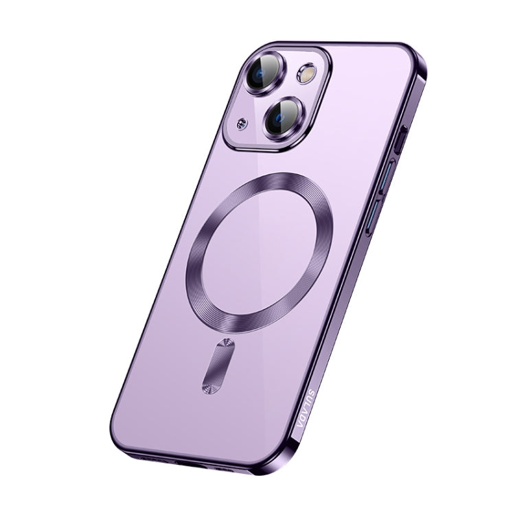 For iPhone 14 SULADA Plating TPU Shockproof Phone Soft Case(Purple) - iPhone 14 Cases by SULADA | Online Shopping South Africa | PMC TechLife