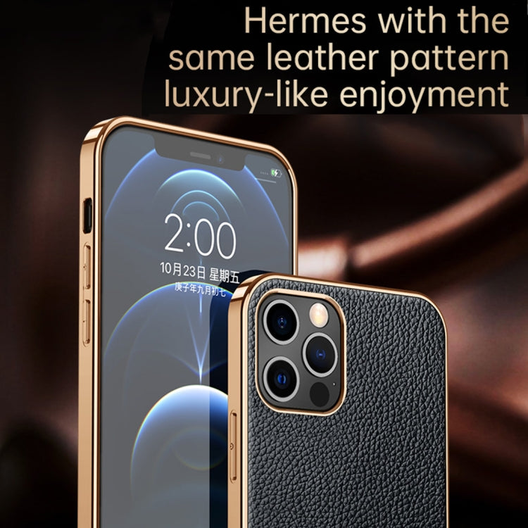 For iPhone 14 Plus SULADA Shockproof TPU + Handmade Leather Phone Case(Orange) - iPhone 14 Plus Cases by SULADA | Online Shopping South Africa | PMC TechLife | Buy Now Pay Later Mobicred