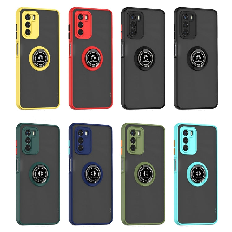 For ZTE Blade V40 Vita Q Shadow 1 Series TPU + PC Phone Case with Ring(Black+Red) - free shipping - PMC TechLife - Order now!