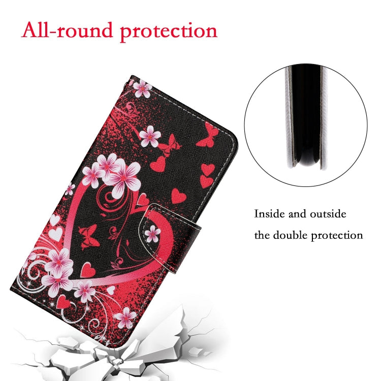 For Xiaomi Redmi A1 Colored Drawing Pattern Leather Phone Case(Red Heart) - free shipping - PMC TechLife - Order now!