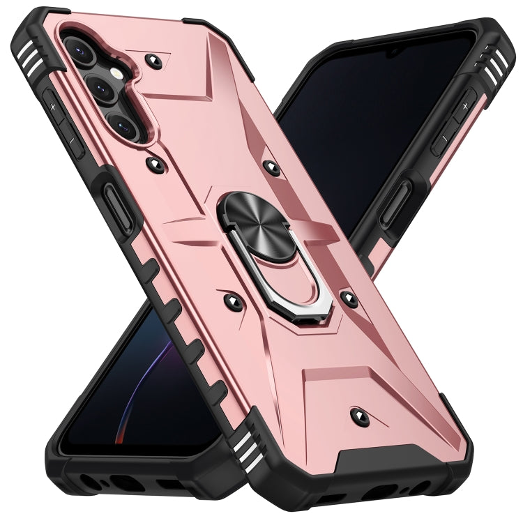 For Samsung Galaxy A14 5G Ring Holder Phone Case(Rose Gold) - free shipping - PMC TechLife - Order now!