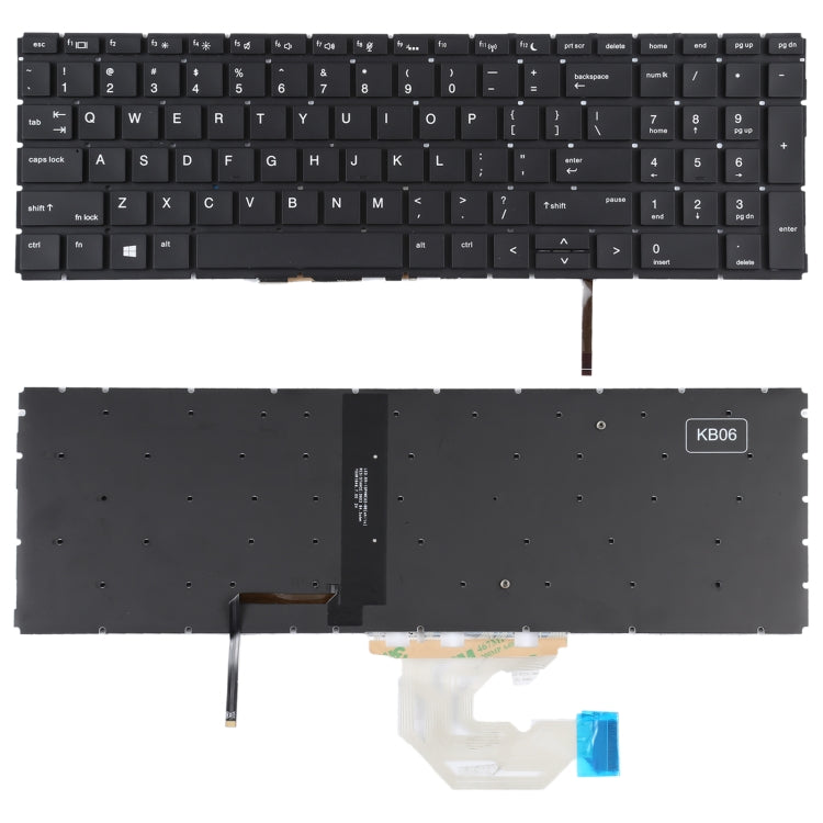 For HP Probook 450 G6 455 G6 450 G7 455 G7 US Version Keyboard with Backlight - Replacement Keyboards by PMC TechLife | Online Shopping South Africa | PMC TechLife
