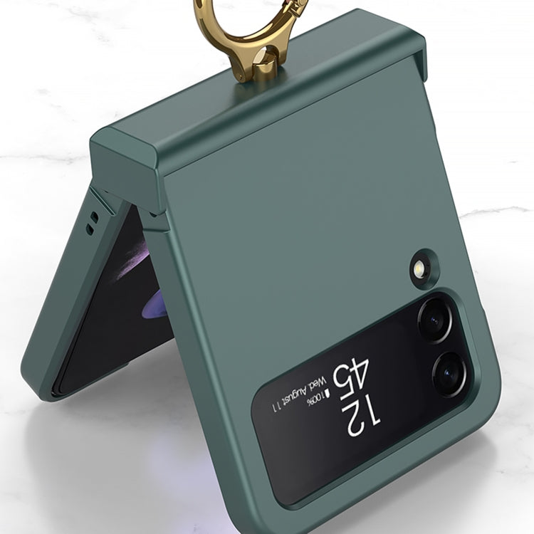 For Samsung Galaxy Z Flip4 GKK Ultrathin Hinge Full Coverage Phone Case with Ring Holder(Blue) - free shipping - PMC TechLife - Order now!