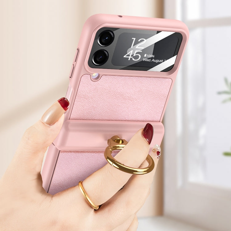 For Samsung Galaxy Z Flip4 GKK Magnetic Fold Hinge Full Coverage Phone Case with Ring Holder(Purple) - free shipping - PMC TechLife - Order now!