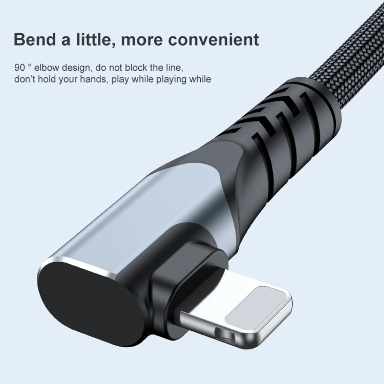 ADC-009 20W USB-C/Type-C to 8 Pin Double Elbow Data Cable, Length:0.4m - 2 in 1 Cable by PMC Jewellery | Online Shopping South Africa | PMC Jewellery