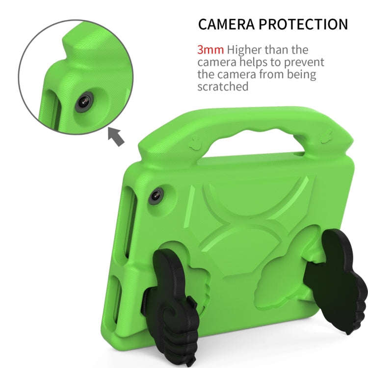 For Amazon Kindle Fire 7 2022 Children EVA Shockproof Tablet Case with Thumb Bracket(Green) - Amazon by PMC TechLife | Online Shopping South Africa | PMC TechLife | Buy Now Pay Later Mobicred