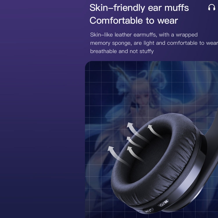 TOTUDESIGN B39 Wireless Bluetooth V5.0 Foldable Headphones(Black) - Headset & Headphone by TOTUDESIGN | Online Shopping South Africa | PMC Jewellery