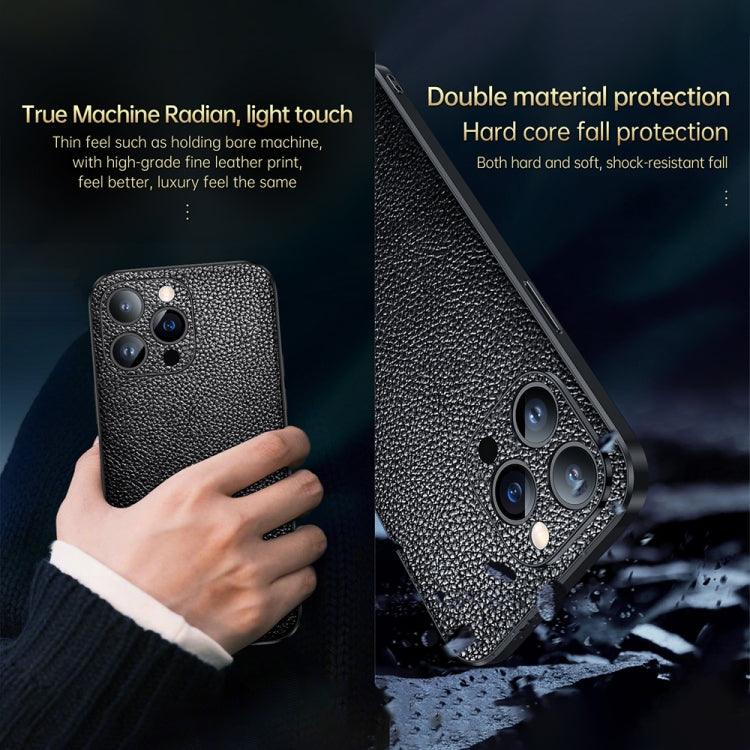For iPhone 14 Plus SULADA Invisible Bracket Leather Back Cover Phone Case(Black) - iPhone 14 Plus Cases by SULADA | Online Shopping South Africa | PMC TechLife | Buy Now Pay Later Mobicred