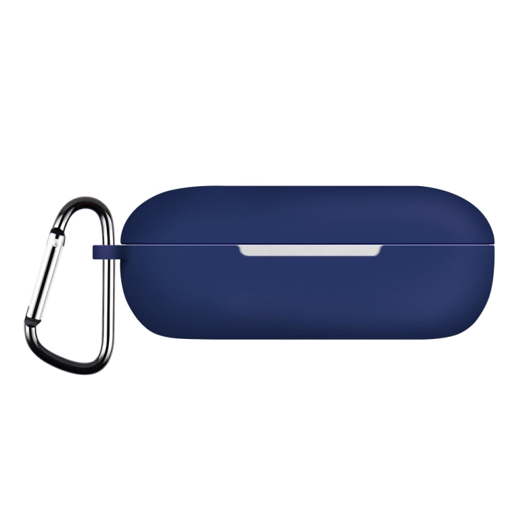 For Huawei FreeBuds SE Pure Color Bluetooth Earphone Silicone Case with Hook(Dark Blue) - Huawei Earphone Case by PMC TechLife | Online Shopping South Africa | PMC TechLife