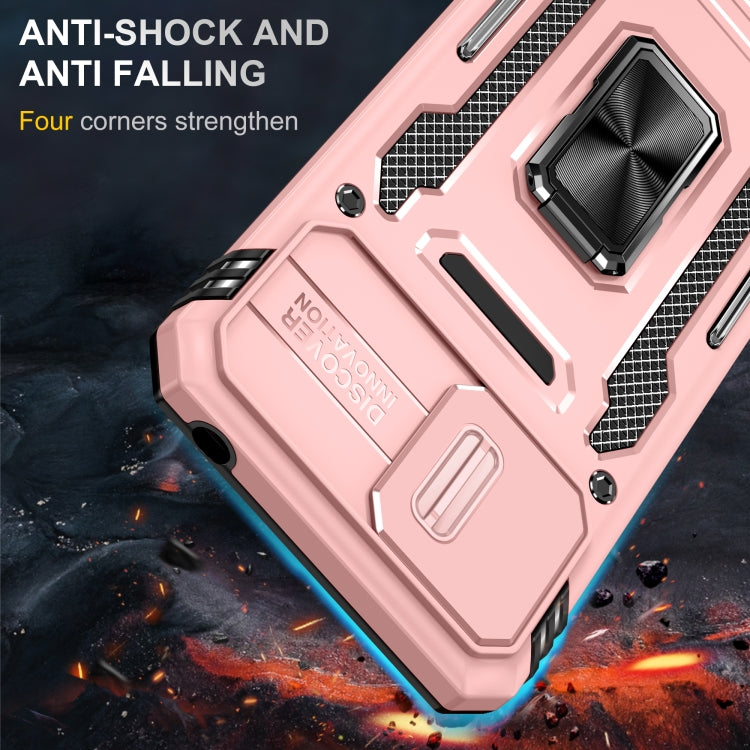 For Xiaomi Redmi 9A Armor PC + TPU Camera Shield Phone Case(Rose Gold) - free shipping - PMC TechLife - Order now!