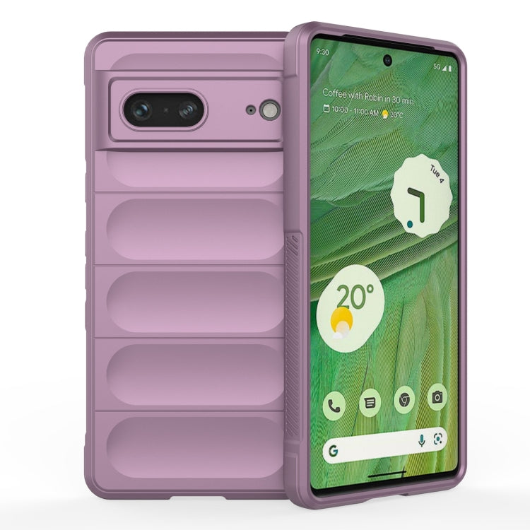 For Google Pixel 7 Magic Shield TPU + Flannel Phone Case(Purple) - free shipping - PMC TechLife - Order now!