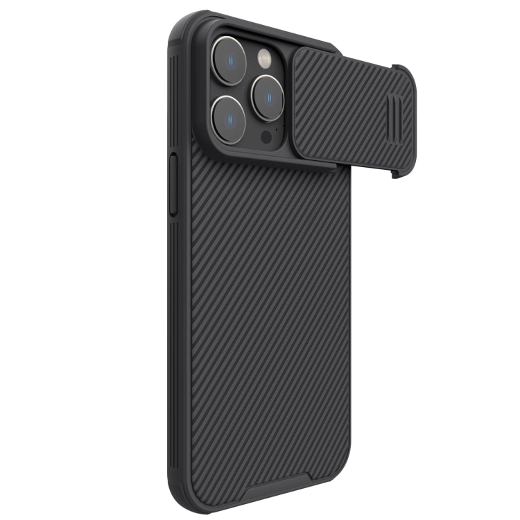 For iPhone 14 Pro Max NILLKIN CamShield S Magnetic Magsafe Case(Black) - iPhone 14 Pro Max Cases by NILLKIN | Online Shopping South Africa | PMC Jewellery