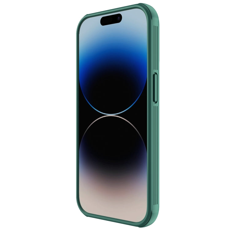For iPhone 14 Pro Max NILLKIN CamShield S PC Phone Case(Green) - free shipping - PMC TechLife - Order now!
