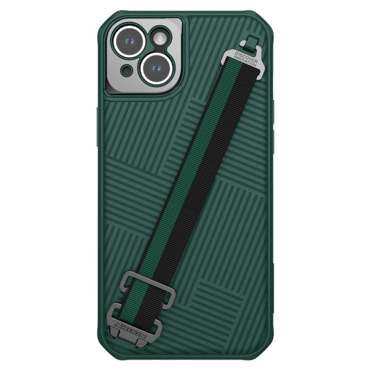 For iPhone 14 Plus NILLKIN Shadow Series Magnetic Magsafe Phone Case(Green) - iPhone 14 Plus Cases by NILLKIN | Online Shopping South Africa | PMC Jewellery