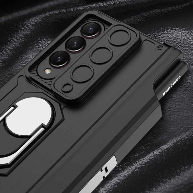 For Samsung Galaxy Z Fold4 GKK Integrated Magnetic Folding Phone Case with Pen Case(Green) - free shipping - PMC TechLife - Order now!