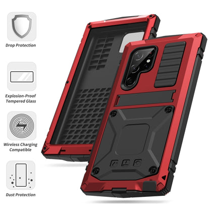 For Samsung Galaxy S23 Ultra 5G R-JUST Life Waterproof Dustproof Shockproof Phone Case(Red) - Galaxy S23 Ultra 5G Cases by R-JUST | Online Shopping South Africa | PMC Jewellery | Buy Now Pay Later Mobicred