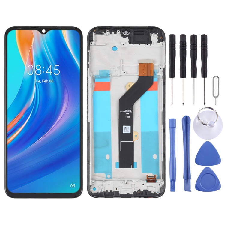 OEM LCD Screen For Tecno Spark 7 Digitizer Full Assembly with Frame - free shipping - PMC TechLife - Order now!
