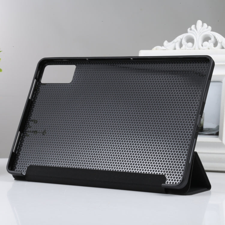 For Xiaomi Redmi Pad 10.61 2022 Three-fold Holder Flip Tablet Leather Case(Black) - free shipping - PMC TechLife - Order now!
