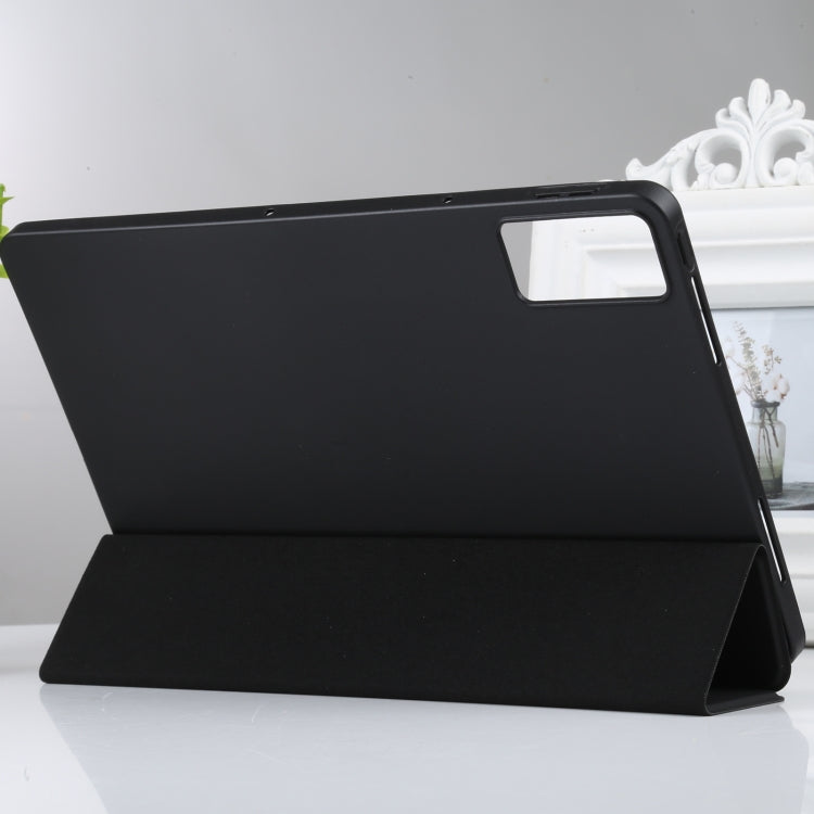 For Xiaomi Redmi Pad 10.61 2022 Three-fold Holder Flip Tablet Leather Case(Black) - free shipping - PMC TechLife - Order now!