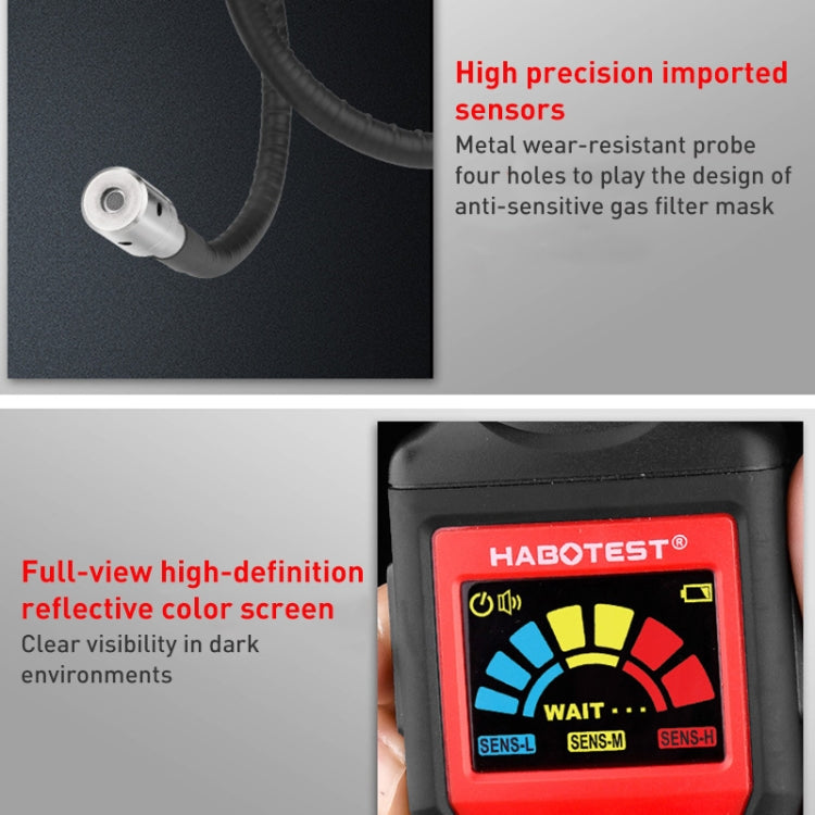 HABOTEST HT601A Combustible Gas Detector Thousand Battery Model without Numerical Display - Gas Monitor by HABOTEST | Online Shopping South Africa | PMC TechLife | Buy Now Pay Later Mobicred