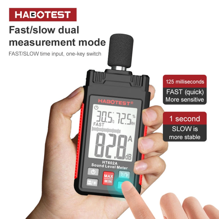 HABOTEST HT602 Multifunctional Digital Display Noise Decibel Tester - free shipping - PMC TechLife - Order now!