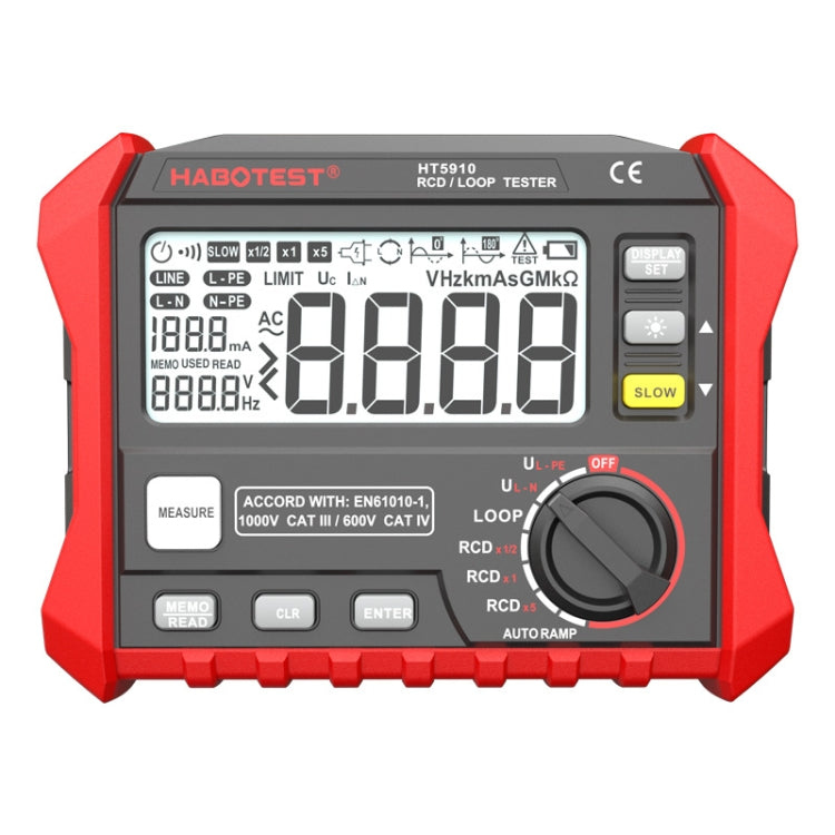 HABOTEST HT5910 Leakage Switch & Loop Resistance Tester - Battery & Resistance Tester by HABOTEST | Online Shopping South Africa | PMC Jewellery | Buy Now Pay Later Mobicred