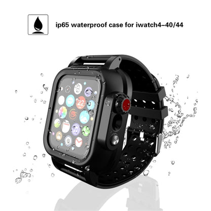 RedPepper IP68 Waterproof Screen Protector + Watch Band + Protective Case For Apple Watch Series 3&2&1 42mm(Black) - Watch Cases by RedPepper | Online Shopping South Africa | PMC Jewellery | Buy Now Pay Later Mobicred