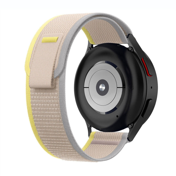 Compatible with Garmin Compatible witherunner 255 / 745 Loop Nylon Watch Band(Beige White) - free shipping - PMC TechLife - Order now!